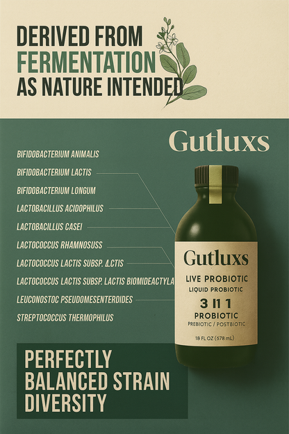 Gutluxs Live Probiotic – 3-in-1 Probiotic