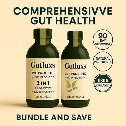 Gutluxs Live Probiotic – 3-in-1 Probiotic